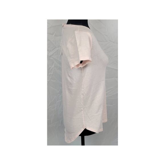 LC Lauren Conrad Pink Short Sleeve Shirt Women's XS - Picture 2 of 4